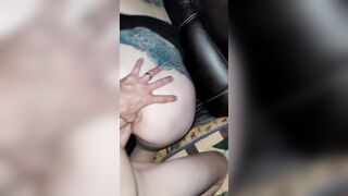 Husband Jizzes Rough All Over My Booty Fucking Me From Behind