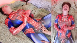 Step-Daughter Jizzes All Over Her New Costume