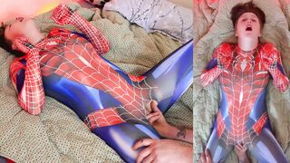 Step-Daughter Jizzes All Over Her New Costume