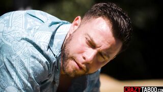 Lexi Luna tricked pool guy into hard sex