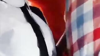 Cute schoolgirl uncut bus sex video
