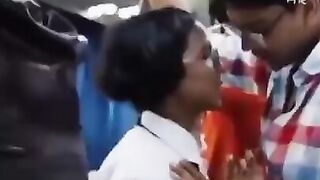 Cute schoolgirl uncut bus sex video