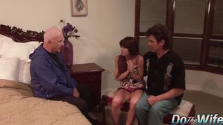 Cuck Hubby Gladly Treats His Big Boobed Fiance Jenla Moore to a Stranger