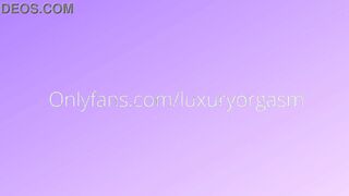 Big Tit roommate jerks long penis to orgasm - LuxuryOrgasm