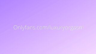 Big Tit roommate jerks long penis to orgasm - LuxuryOrgasm