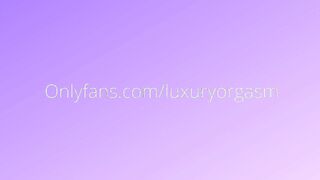 Big Tit roommate jerks long penis to orgasm - LuxuryOrgasm