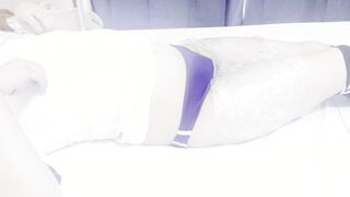 体操服コスでセルフ緊縛オナニー【変態OLのオナニー】