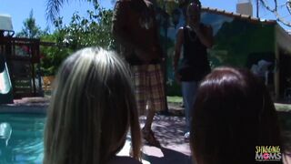 Turned On babes Katja Kassin and Courtney Cummz invited their 2 ebony friends.