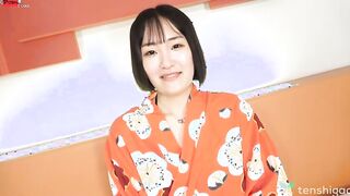 Hana Kawamura is in a 3-way today sucking and fucking two men