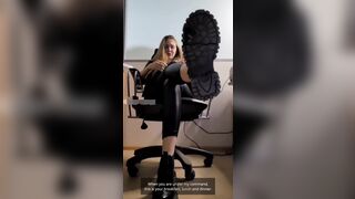 SPIT AND FEET SUB DOMINATION