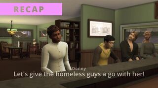 Mega Sims- Cheating fiance cheats on cuckold hubby with four bbc (Sims four)