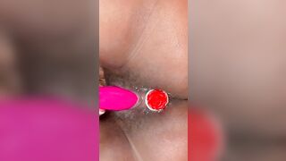 I CAME SOO ROUGH MY ASSHOLE STARTED SUCKING OFF MY ASS PLUG (see till end 