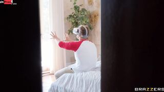Pervy Roommate's VR Titty Squeeze Tape With Van Wylde, August Skye - Brazzers Official