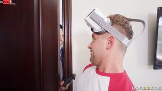 Pervy Roommate's VR Titty Squeeze Tape With Van Wylde, August Skye - Brazzers Official