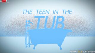 The 18 yo inside the Bae Hot Tub Film With Luna Rival, Danny D - Brazzers Official