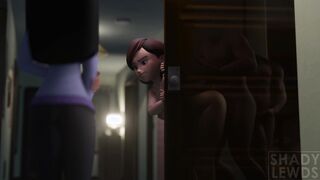 mom Helen Parr Group Sex [The Incredibles] (Blacked Version)