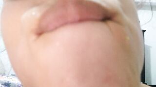i want to eat you and make you eat my foot, my toes and my twat like this