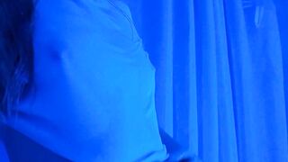 babe art myfreecam makes wet masturbation show into her hot tub.