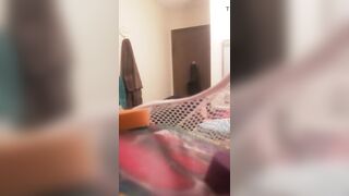 BBW mother inside law taking a shower with her fat tits part
