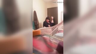 BBW mother inside law taking a shower with her fat tits part