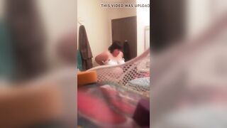 BBW mother inside law taking a shower with her fat tits part