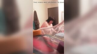 BBW mother inside law taking a shower with her fat tits part