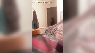 BBW mother inside law taking a shower with her fat tits part