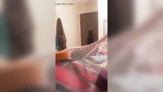BBW mother inside law taking a shower with her fat tits part