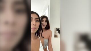 Violet Myers and Dana Wolf SUCK and NAILED a Postmates delivery guy