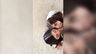 Violet Myers and Dana Wolf SUCK and NAILED a Postmates delivery guy