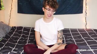 beauty Bushy Stockinged Amateur Trying Out New Sex Sex Dildo