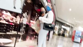 Bulge Watchers - thirsty Girl at the mall