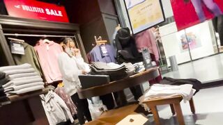 Bulge Watchers - thirsty Girl at the mall