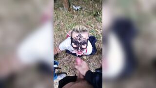 Dogging missions wifey sucks strangers and waiting for facial