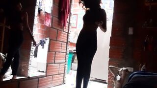 thin punjab dance slow and babe for you. real home film