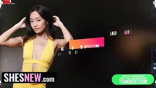 She's New - Exotic Asian Stunner Jade Kimiko goes all the way in her first porn