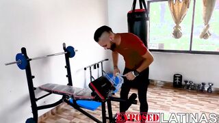 ExposedLatinas.com - I banged! my stepmom inside our gym at home - Roxana Caputo