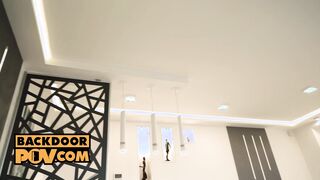 point of view - Morning anal for new lover Lana Roy
