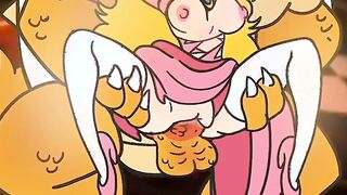 Princess Peach prefer Long Bowser Cock