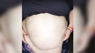 See this Bae ssbbw shake and play with her beauty stomach and booty