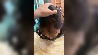 ちくび電気責め イラマ口枷で涎だらだら