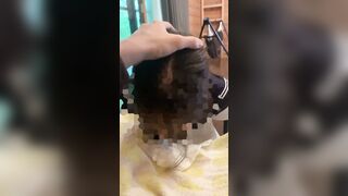 ちくび電気責め イラマ口枷で涎だらだら