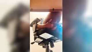 ALMOST GET CAUGHT SQUIRTING AT WORK