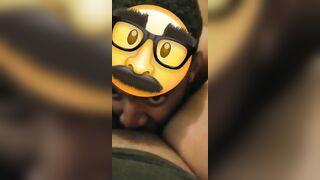 I LOVE IT WHEN HE CUM INTO MY TWAT THEN EAT ME