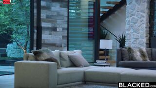 BLACKED Exhibitionist Naomi fucks BBC for voyeur next door