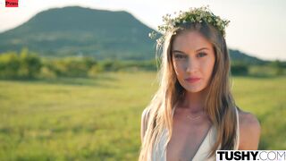 TUSHY Pretty model has an insatiable lust for anal