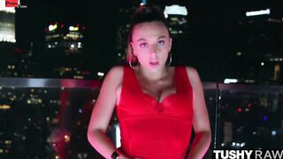 TUSHYRAW Skinny Gia loves to gape her tight asshole wide