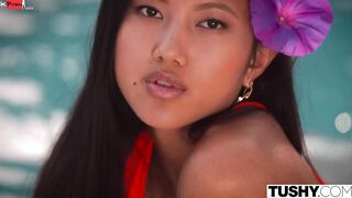 TUSHY Skinny beauty May getting her anal cravings satisfied