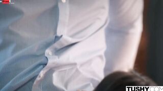 TUSHY Anal-obsessed Vanessa seduces her Hot coworker Oliver