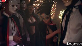 Deeper. Lulu, April, Jasmine & Isiah serve Girlfriend Maitland